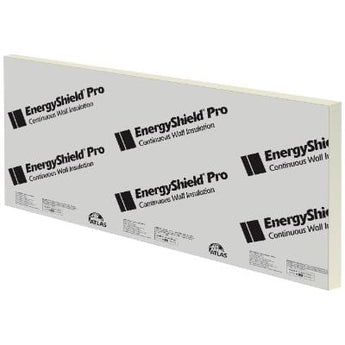 Atlas EnergyShield Pro Ref Foil 1 Side/White Foil 1 Side Polyiso Insulation Board - All Sizes