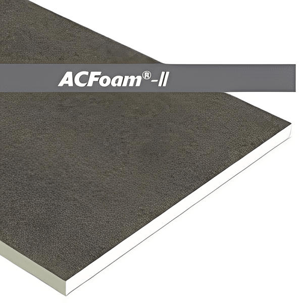 Atlas ACFoam-II Flat GRF Fiber Felt Faced 2 Sides 4ft x 4ft Polyiso Roof Insulation Board - All Sizes