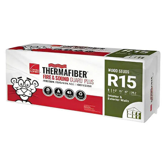 Owens Corning R15 Thermafiber Fire and Sound Guard Plus - All Sizes Thermafiber