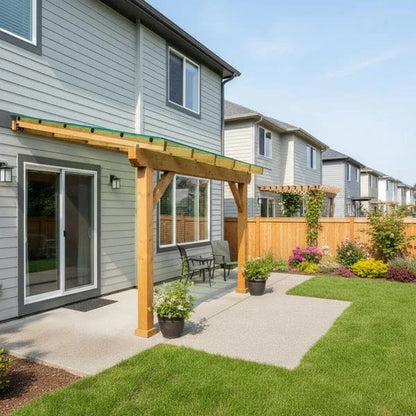 DIY Polycarbonate Lean-To Roof Kit Roofing