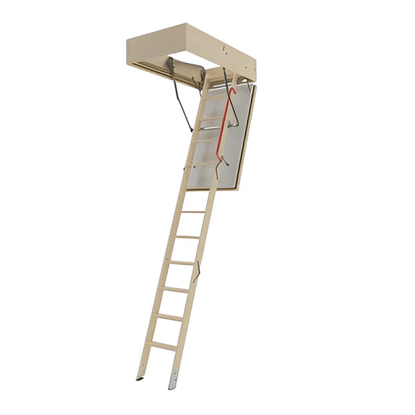LWF60 Fire Rated Insulated Wood Attic Ladder - All Sizes 22.5in x 47in (7ft 8.5 in - 9ft 2 in) Attic Ladders