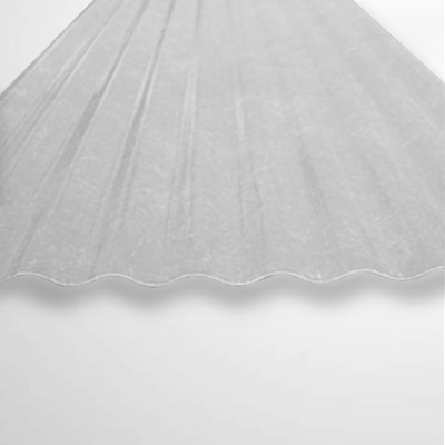 6 Oz Corrugated Fiberglass Sheet - All Sizes Clear / 26