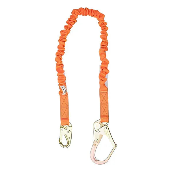 4.5 ft - 6 ft Single Leg Stretch Internal Lanyard Hooks - All Sizes Snap & Rebar Hook Safety Equipment