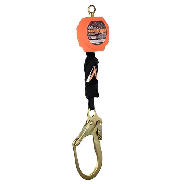 Pygmy Hog 11 ft Web Self Retracting Lifeline With Snap/Peri/Rebar Hooks Safety Equipment