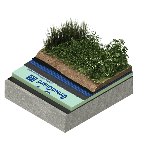 Kingspan GreenGuard GG40-LG XPS Insulation Board - 2in x 4ft x 8ft - (48 Boards) Roof