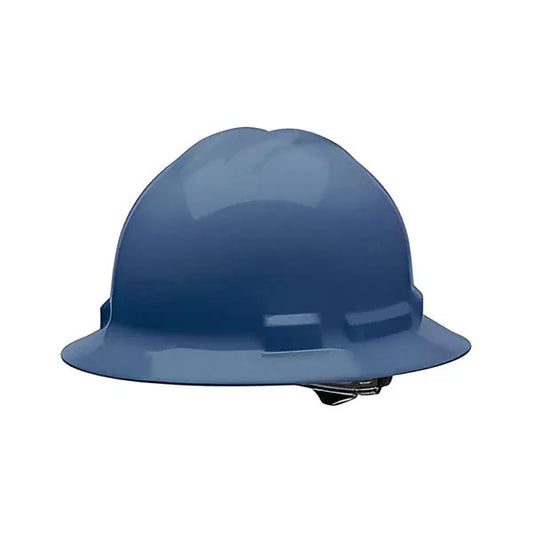 Hard Hat Full Brim 4pt. Ratchet Adjustment - All Colors Blue Tools and Workwear