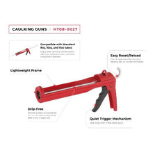 Load image into Gallery viewer, Intertool Caulking Gun - Drip-Free &amp; Cradle Handle
