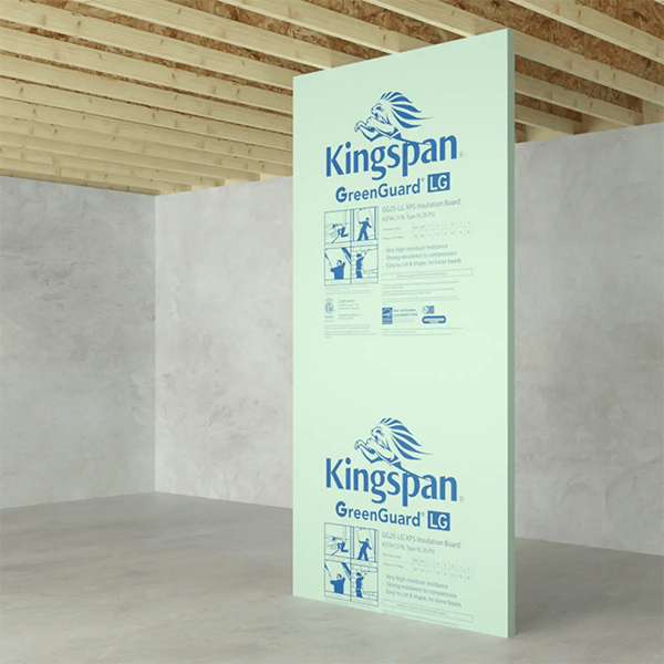 Kingspan GreenGuard GG25-LG XPS 4ft x 8ft Insulation Board - All Sizes XPS Boards