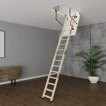 Load image into Gallery viewer, Wooden Insulated Ladder - Up to 10ft 8in - 47in x 21.5in
