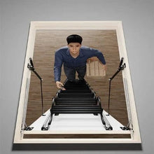 Load image into Gallery viewer, Scissor Insulated Attic Ladder - All Sizes
