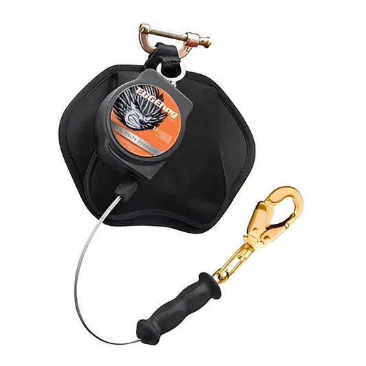 Leading Edge 10 ft Self Retracting Lifeline With Snap/Rebar Hooks Snap Hook Safety Equipment