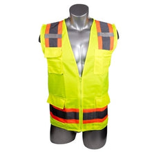 Load image into Gallery viewer, High Visibility Yellow Safety Surveyor Vest - All Sizes
