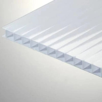 DIY Polycarbonate Lean-To Roof Kit Opal / 8ft x 8ft x 8mm Roofing