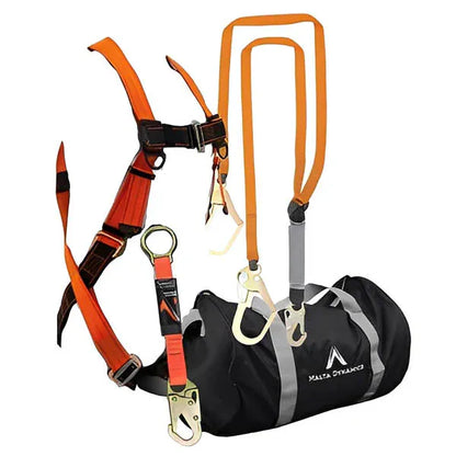 Safety Harness Kit with 6 ft Double - All Styles Leg Stretch Lanyard Tools and Workwear