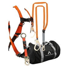 Load image into Gallery viewer, Safety Harness Kit with 6 ft Double - All Styles Leg Stretch Lanyard Tools and Workwear
