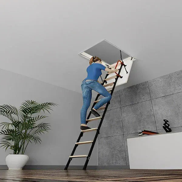 Wooden Metal Basic Insulated Ladder - All Sizes