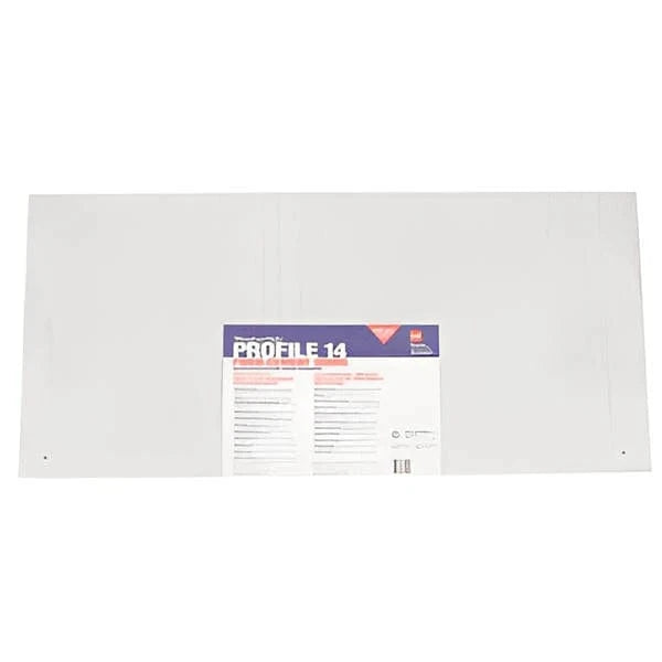 WeatherSide Fiber-Cement Siding - Profile 14" Shingle W/ Striated Surface - 14-⅝ in x 32 in (11 Shingles - Approx 33 Sq Ft)