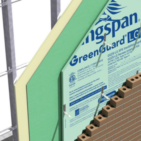 Kingspan GreenGuard GG60-LG XPS Insulation Board - 2in x 2ft x 8ft - (96 Boards)