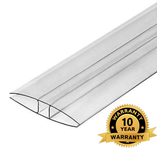 H-Channel For Twinwall Polycarbonate Sheet - All Sizes