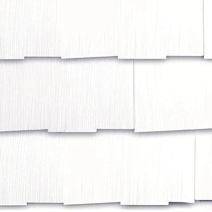 WeatherSide Fiber-Cement Siding - Emphasis Thatched Shingle w/ Woodgrain Surface - 14 - ⅝ in x 25 in (11 Shingles - Approx 25 Sq Ft)