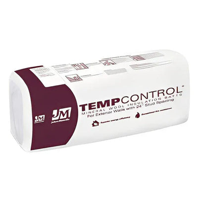 Johns Manville R-15 TempControl Unfaced Mineral Wool Insulation Batts - All Sizes Insulation