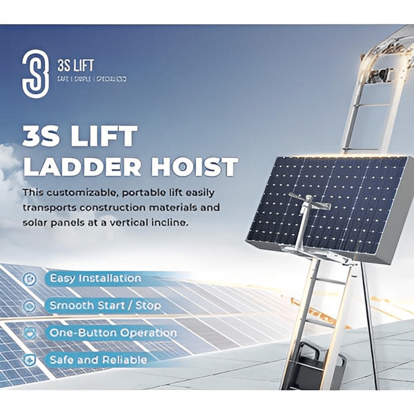 3S Ladder Hoist - Single Phase (110V) - All Sizes