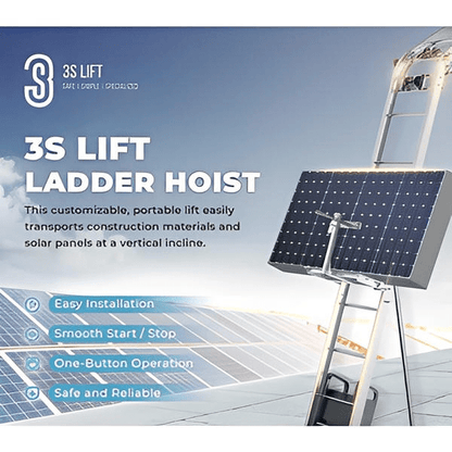 3S Ladder Hoist - Single Phase (110V) - All Sizes
