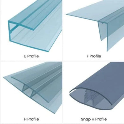 DIY Polycarbonate Lean-To Roof Kit Roofing