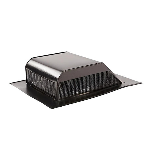 Master Flow Roof Louver Aluminum - Slant Back With Filter (Pack of 6) Black