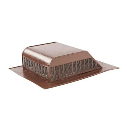 Master Flow Roof Louver Galvanised - Slant-Back With Filter (Pack of 6) Brown