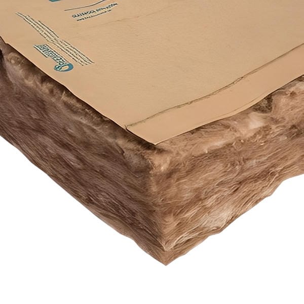 Knauf Ecobatt R-22 Kraft Faced Fiberglass Insulation Batts 6.5 in x 15 in x 48 in (5 Bags) Batts