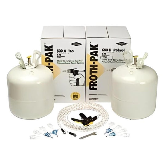 DOW FROTH-PAK 600 Board-Foot Kit, Class A (1.75 PCF) Froth-Pak