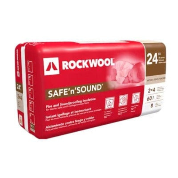 Rockwool Mineral Wool Safe 'n' Sound - All Sizes - Shop Now – Insulation4US