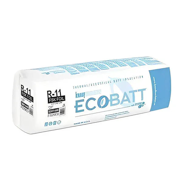 Knauf Ecobatt R-11 FSK-25 Fiberglass Insulation Batts - 3.5 in x 16 in x 96 in (5 Bags) Batts
