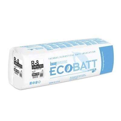 Ecobatt R-8 Unfaced Fiberglass Insulation Batts - All Sizes Fiberglass Insulation