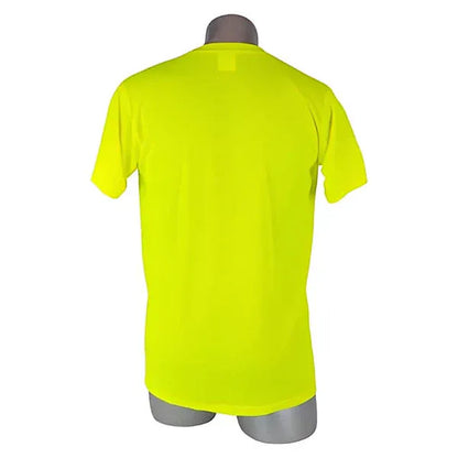 High Visibility Yellow Safety Short Sleeve Shirt - All Sizes Tools and Workwear