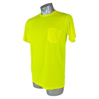 Malta Dynamics High Visibility Yellow Safety Short Sleeve Shirt