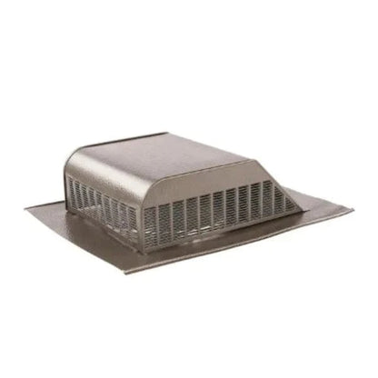 Master Flow Roof Louver Galvanised - Slant-Back With Filter (Pack of 6) Weathered Wood