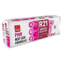 Load image into Gallery viewer, Owens Corning R-21 Un-Faced Fiberglass Insulation Batts - All Sizes 5.5 in. x 15.25 in. x 93 in. (5 Bags) Owens Corning
