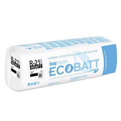 Ecobatt R-21 HD Kraft Faced Fiberglass Insulation Batts - All Sizes Batts