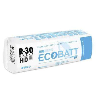 Knauf Ecobatt R-30 HD Kraft Faced Fiberglass Insulation Batts ...