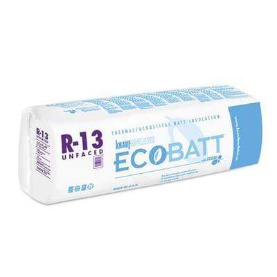 Knauf Ecobatt R 13 Unfaced Fiberglass Insulation Batts Buy Online