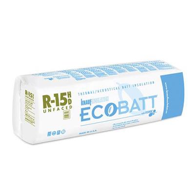 Knauf Ecobatt R-15 HD Unfaced Fiberglass Insulation Batts - All Sizes Batts