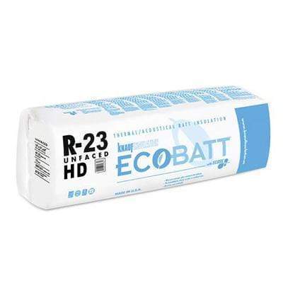 Knauf Ecobatt R-23 Unfaced Fiberglass Insulation Batts 5.5 in x 15 in x 93 in (5 Bags) Batts