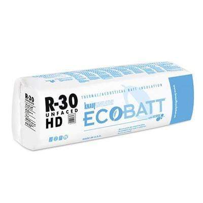 Knauf Ecobatt R-30 HD Unfaced Fiberglass Insulation Batts - All Sizes Batts