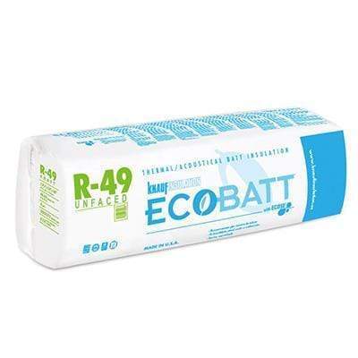 Knauf Ecobatt R-49 Unfaced Fiberglass Insulation Batts - All Sizes Batts