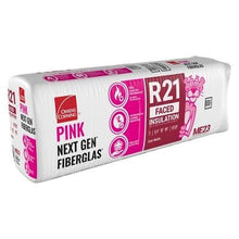 Load image into Gallery viewer, Owens Corning R-21 Kraft Faced Fiberglass Insulation Batts - All Sizes 5.5 in. x 15 in. x 93 in. (5 Bags) Owens Corning
