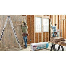 Load image into Gallery viewer, Knauf Ecobatt R-22 Kraft Faced Fiberglass Insulation Batts 6.5 in x 15 in x 48 in (5 Bags) Batts
