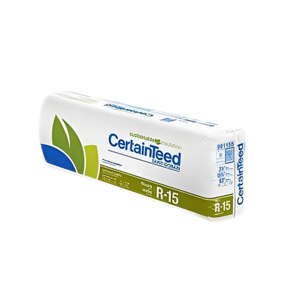 CertainTeed Unfaced R15 3.5 in x 15.25 in x 93 in (Master Pack 4 Bags - 78.79 Sq Ft/Bag)