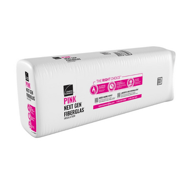 Buy R-13 EcoTouch PINK Ceiling Unfaced Fiberglass Insulation Batt 23 in. x  93 10 bags